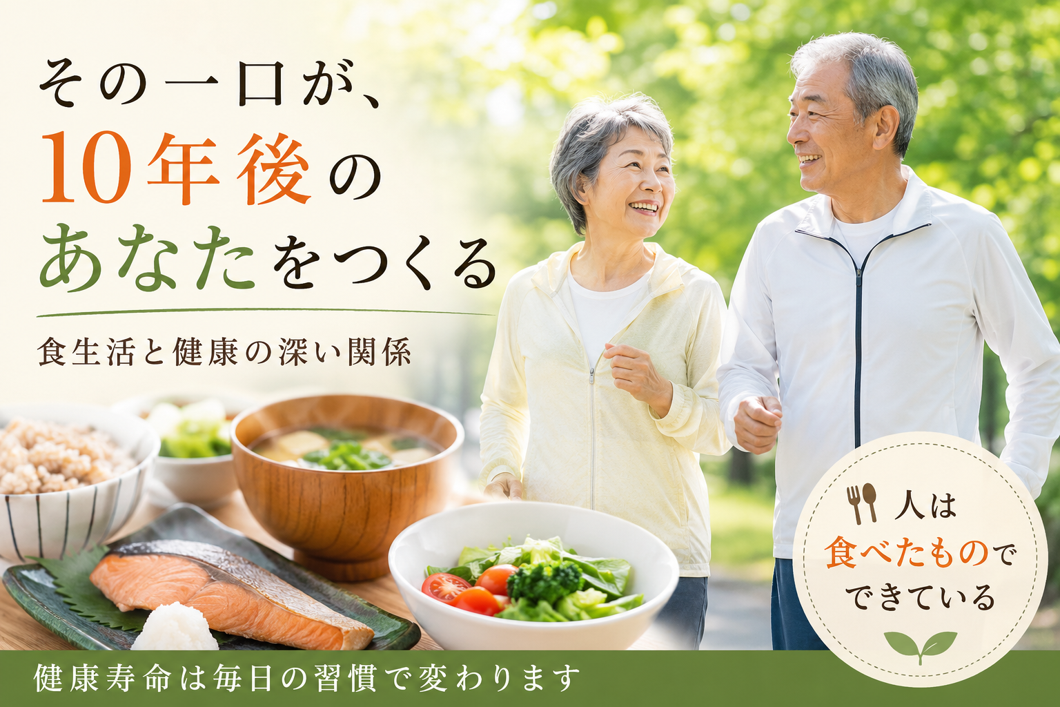 その一口が10年後のあなたを作る